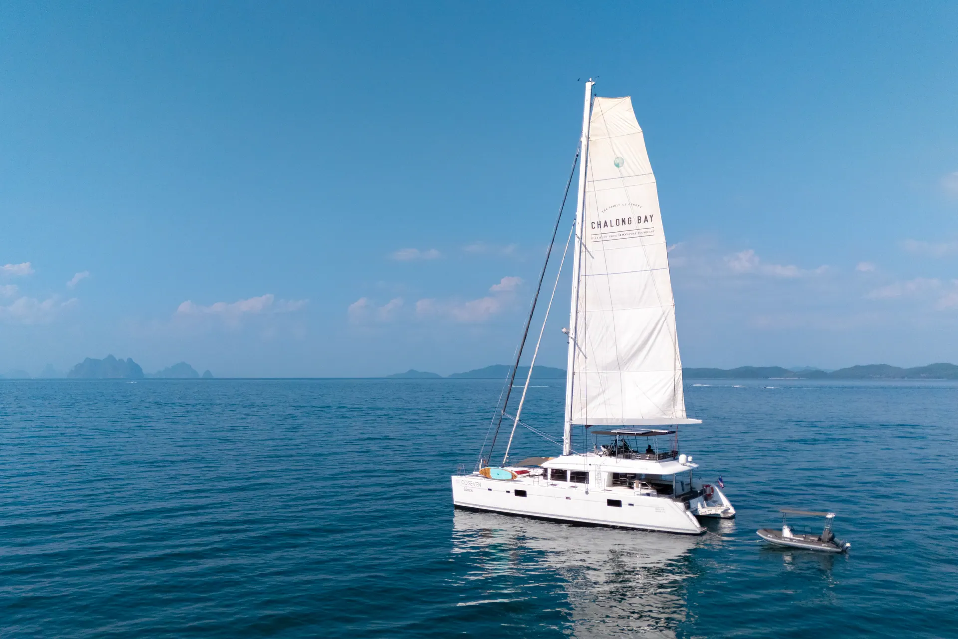 OO7 under sail on the Andaman Sea